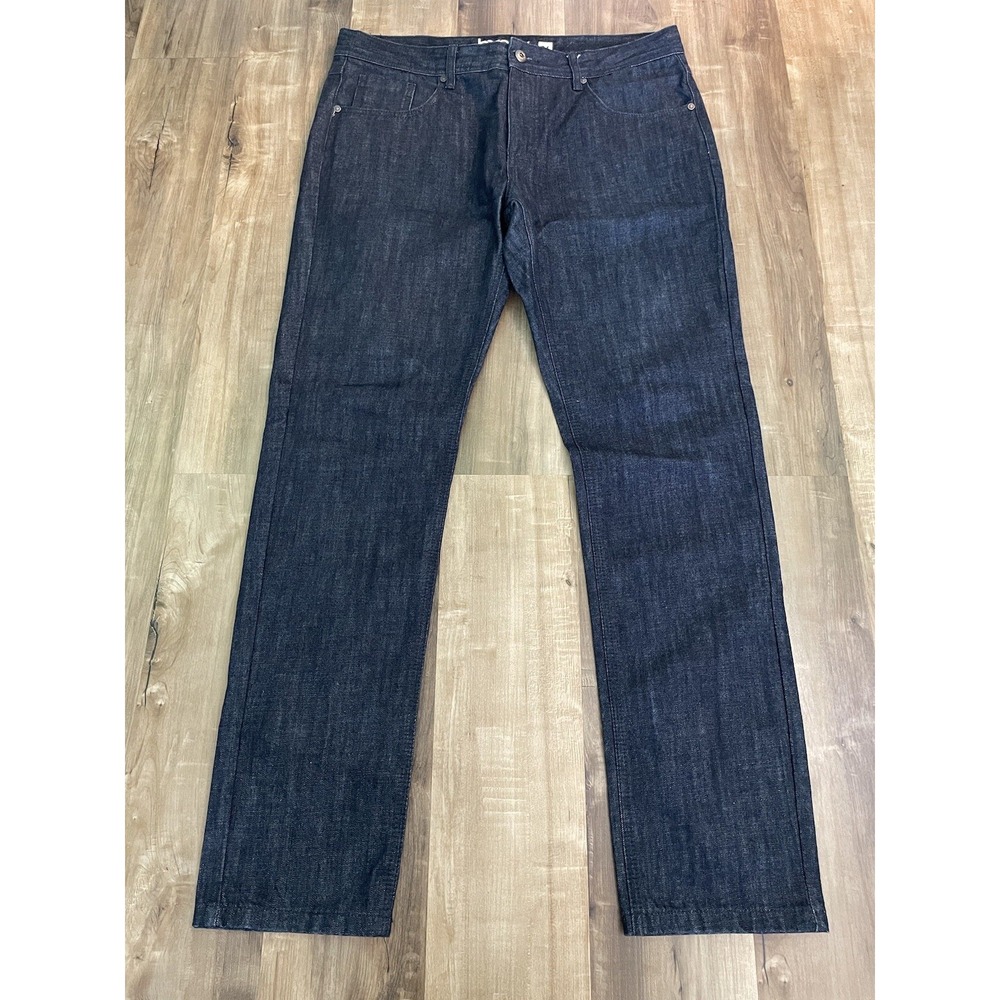 Men's Born Fly Size 34x32 Dark Wash Denim Blue Jeans NWOT